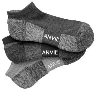 anvil（アンビル） アンヴィル ショートソックス 3足セット アンクル