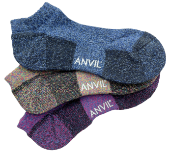 anvil（アンビル） アンヴィル ショートソックス 3足セット アンクル