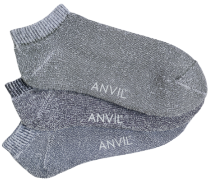 anvil（アンビル） アンヴィル ショートソックス 3足セット アンクル