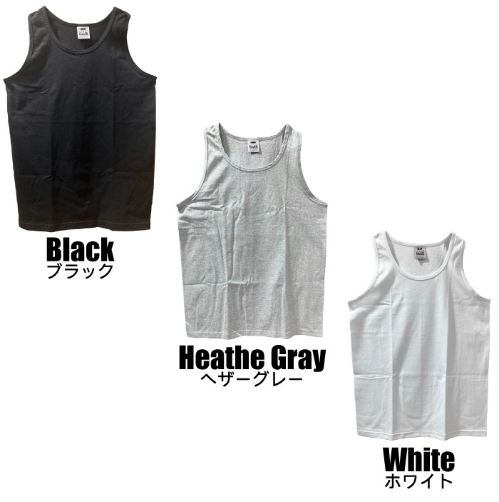 PRO CLUB（プロクラブ） タンクトップ アウター仕様 6.0oz サイズS~XL