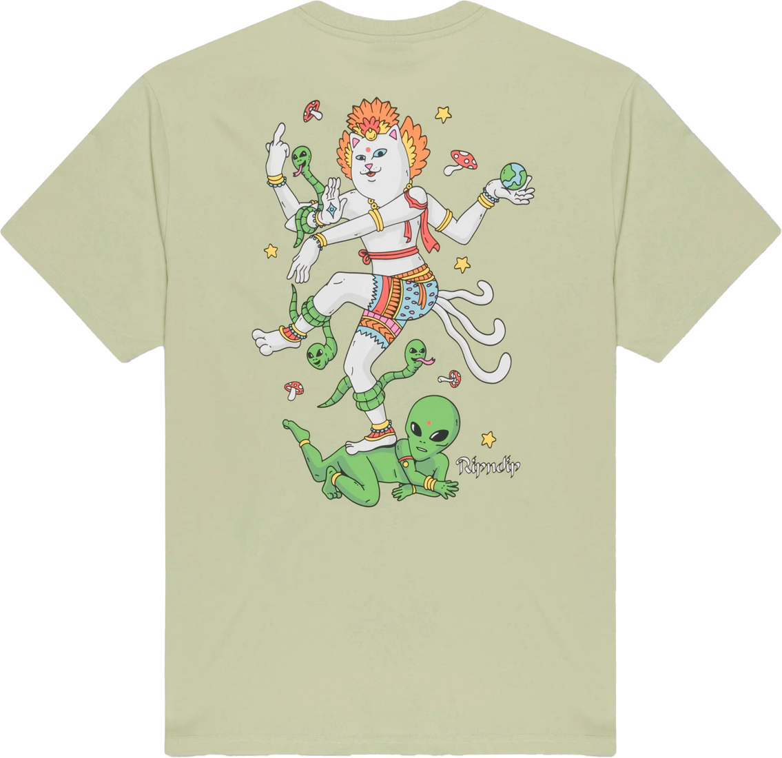 RIPNDIP（リップンディップ） Alien Whisperer 半袖 Tシャツ ショート