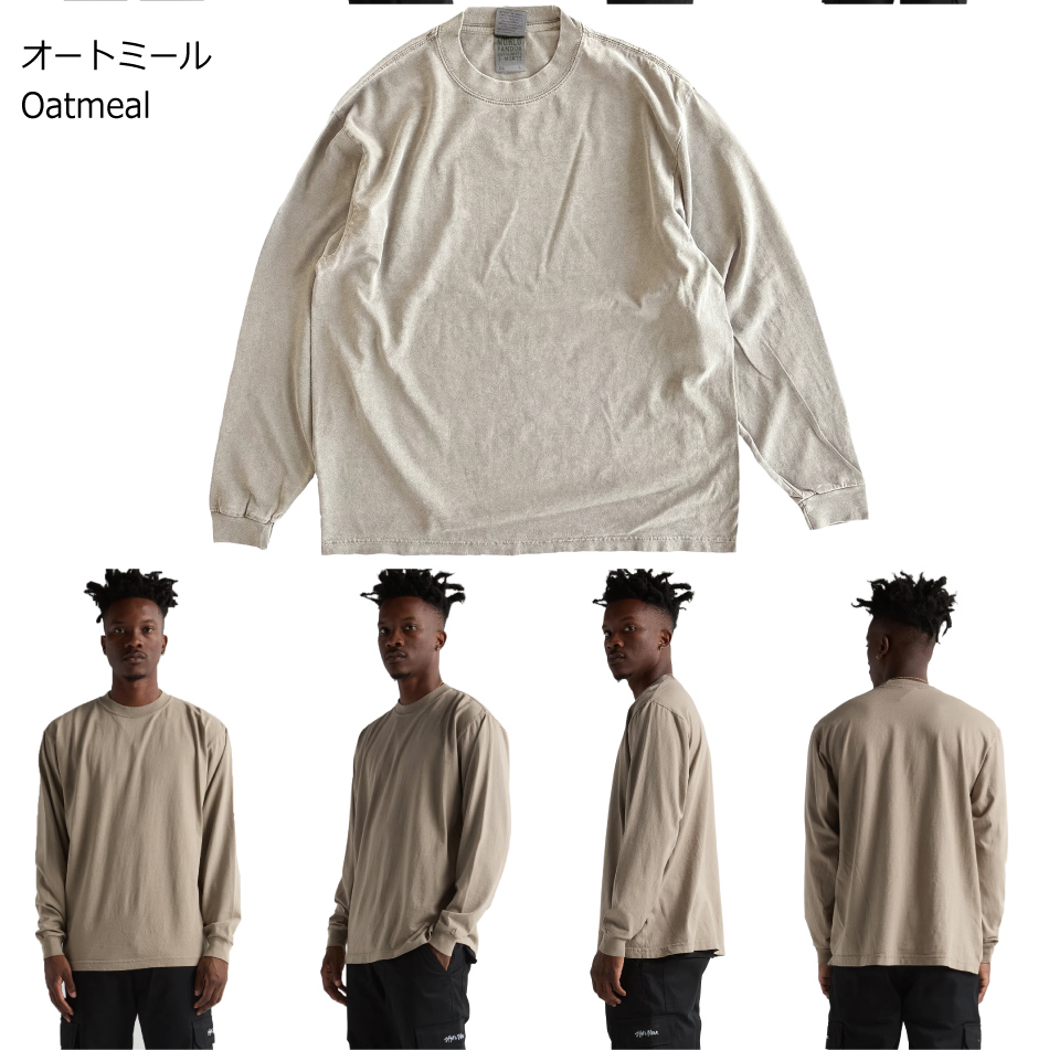 早い者勝ち　high-gauge cotton long sleeve tee SHAKA WeAR（シャカウェア） Garment Dye Long Sleeve Tee ロング