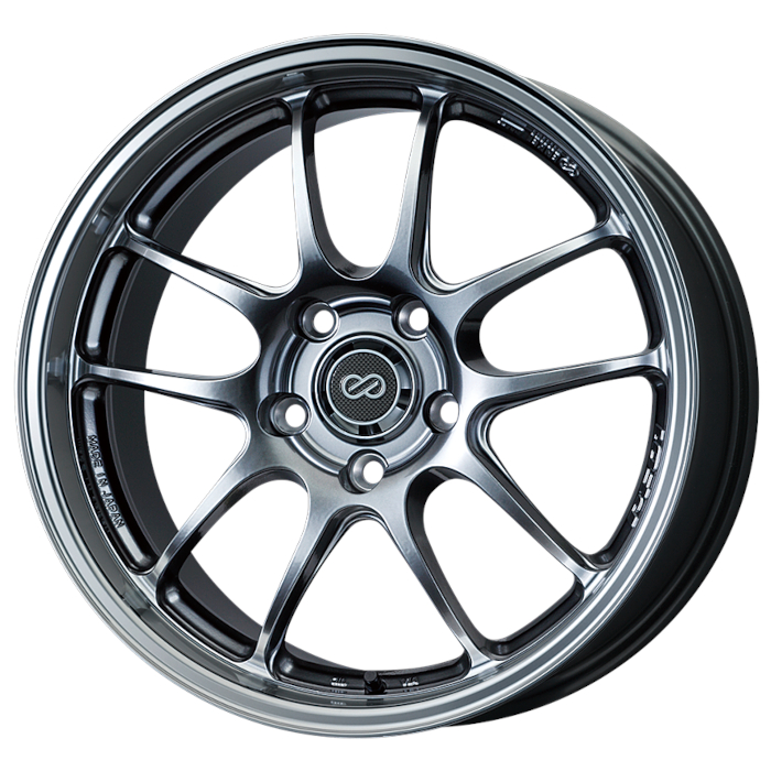 ENKEI - PF01SS 1本 17X9.0J+48 5 114.3 プラチナムマシンシルバー アルミホイール-タイヤ、ホイール