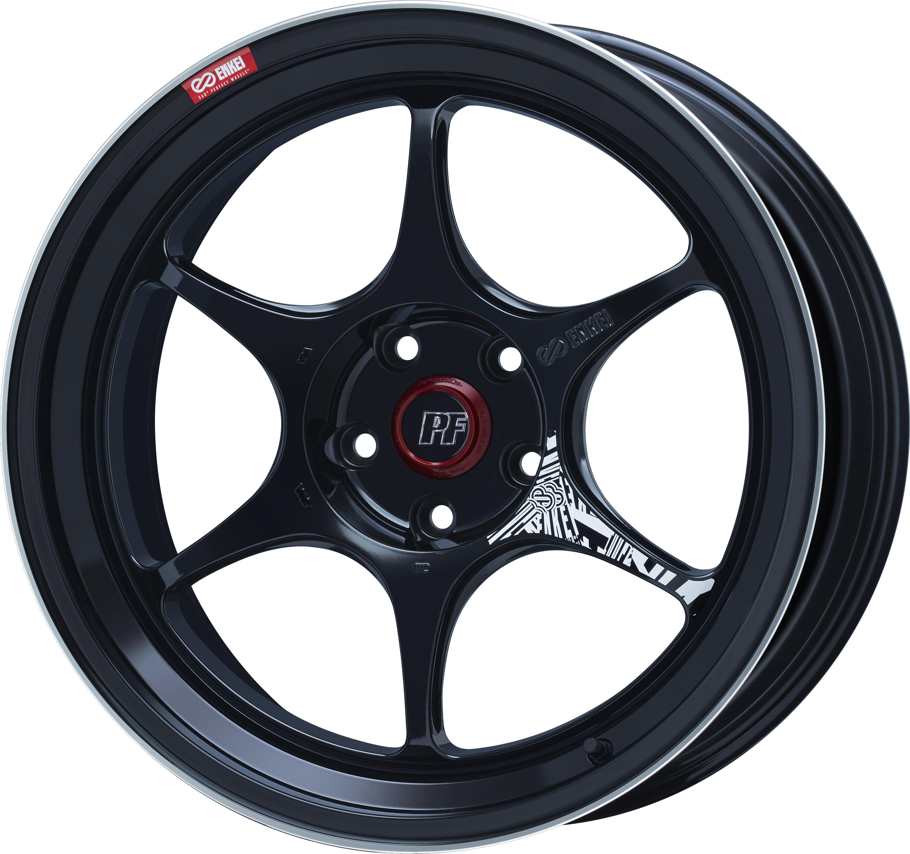 ENKEI PF06 1本 19X9.5J+45 5 120 マシニングブラック