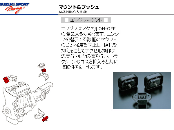 タジマモーターコーポレーション モンスタースポーツ エンジンマウント