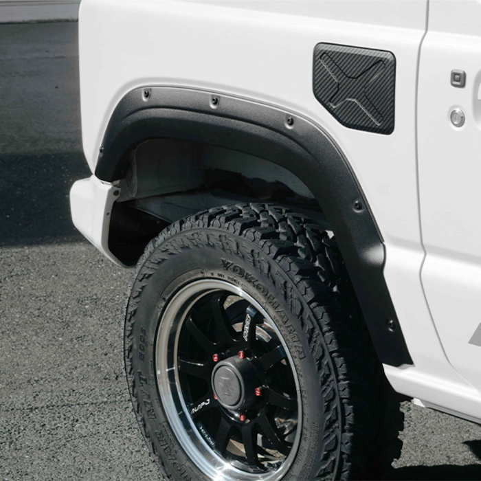 モンスタースポーツ TOUGH フェンダーガーニッシュ ジムニー JB64W 2018/07〜 (1〜4型) R06A ターボ 782500-5500M Monster Sportの画像