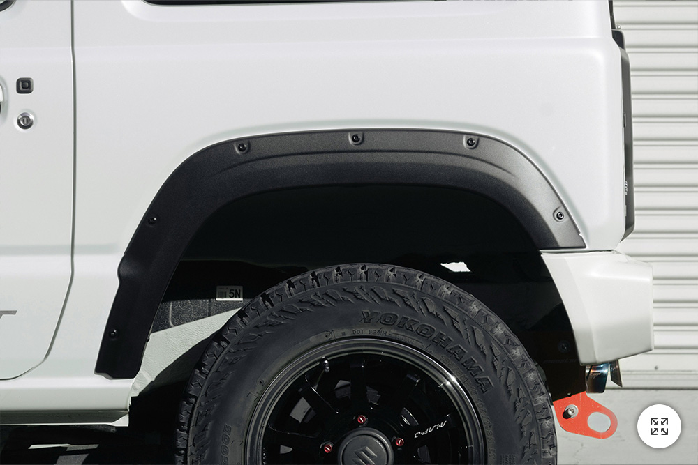 モンスタースポーツ TOUGH フェンダーガーニッシュ ジムニー JB64W 2018/07〜 (1〜4型) R06A ターボ 782500-5500M Monster Sportの画像