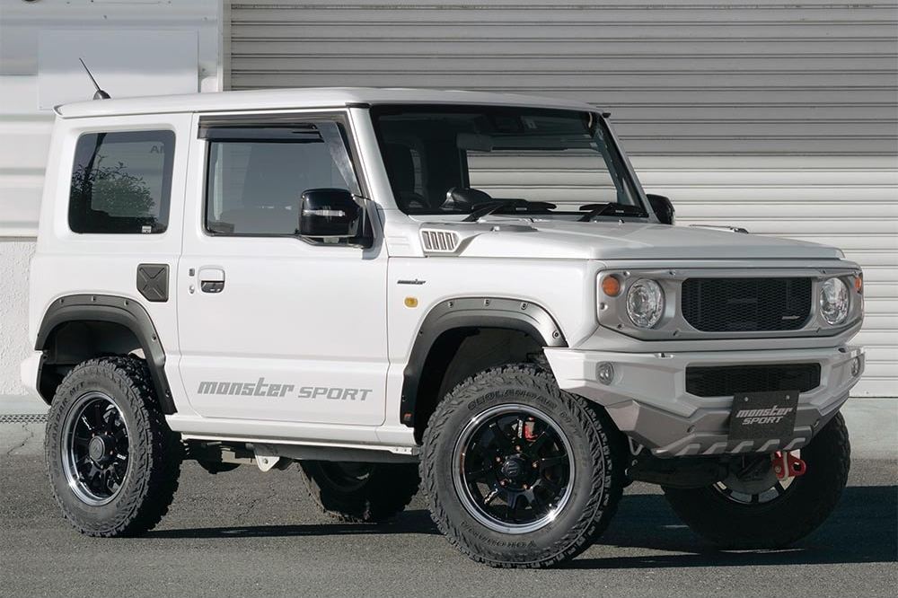 モンスタースポーツ TOUGH フェンダーガーニッシュ ジムニー JB64W 2018/07〜 (1〜4型) R06A ターボ 782500-5500M Monster Sportの画像