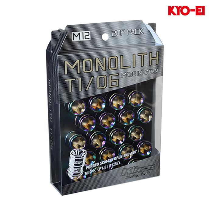 KYO-EI キックス モノリス T1 06 M12XP1.5 ネオクロ 1セット(20個入り)