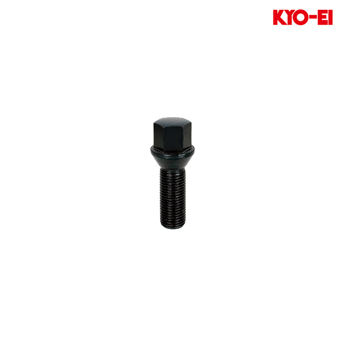 KYO-EI ラグボルト M14XP1.5 17HEX 60度テーパー 首下・35mm ブラック 1個｜カーピットアイドル