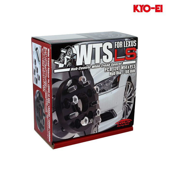 KYO-EI キックス ワイドトレッドスペーサー M14XP1.5 5H 120 27mm LS LC専用 1セット(2個入り)