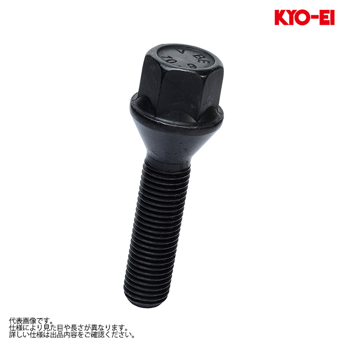 KYO-EI Bimecc ���O�{���g M14XP1.5 17HEX 60�x�e�[�p�[ �񉺁E50mm �u���b�N 1��