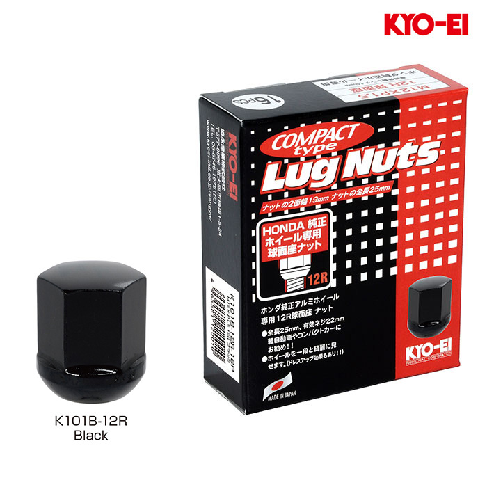 KYO-EI ���O�i�b�g �R���p�N�g �u���b�N 19HEX M12×P1.5 12R 1�Z�b�g(16����)