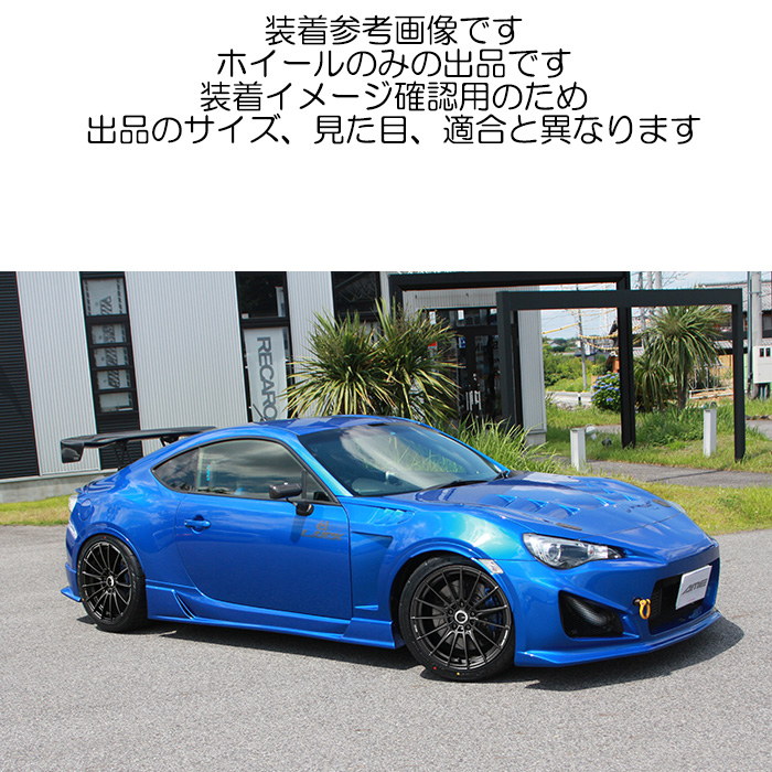 KYOHO エンケイチューニング FC01 1本 18×7.0J+53 5H 114.3 φ73 ENKEI TUNING FC01 セミグロスブラック/ロゴレーザーエッジング FC187053RB | 共豊 | 04