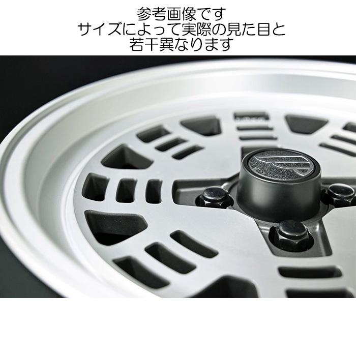 KYOHO FATLACE FZ01 4本 17×7.0J+45 4H 114.3 φ75 NICKEL(ニッケル：マットダークガンメタ×ポリッシュ) FZ177045HNの画像