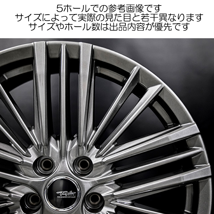 KYOHO TAYLOR TL1 4本 19×8.0J+40 5H 114.3 φ60.1 ハイパーメタルブラック TTL98040RHBの画像