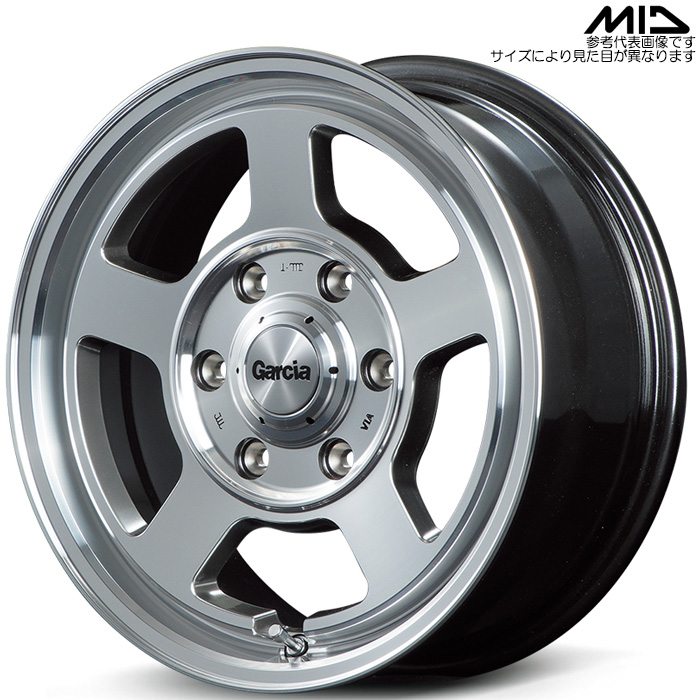 MID GARCIA Chicago5 1{ 16×6.5J+38 6H 139.7 106.1 nCG[X 200n  ^bNO[|bV