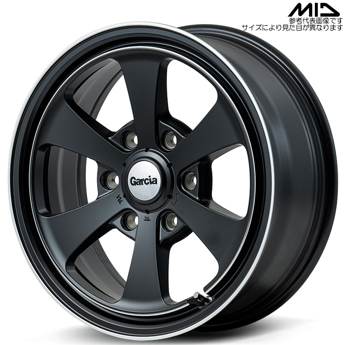 MID GARCIA Dallas6 4{ 17×6.5J+38 6H 139.7 106.1 nCG[X 200n  Z~OXubN/fA|bV