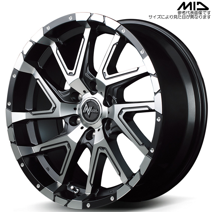 MID NITRO POWER DERINGER 1{ 16×6.5J+38 6H 139.7 106.1 nCG[X 200n  Z~OXubN|bV/tWsAXhh