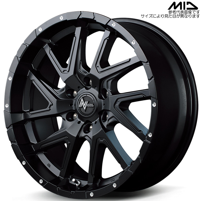 MID NITRO POWER DERINGER 1{ 16×6.5J+38 6H 139.7 106.1 nCG[X 200n  Z~OXubN/tWsAXhh