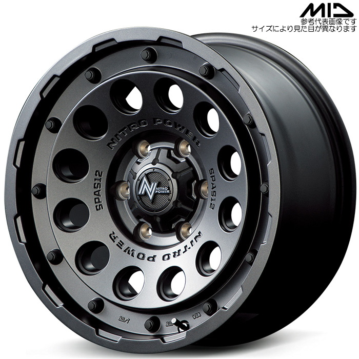MID NITRO POWER H12 SHOTGUN 1{ 16×6.5J+38 6H 139.7 106.1 nCG[X 200n  oubN