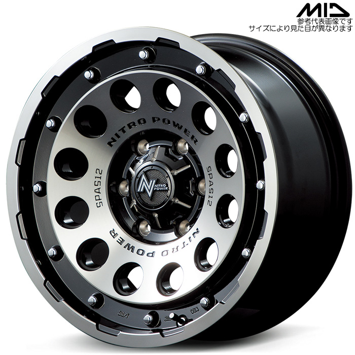 MID NITRO POWER H12 SHOTGUN 4{ 16×6.5J+38 6H 139.7 106.1 nCG[X 200n  ubNNA/}VjO