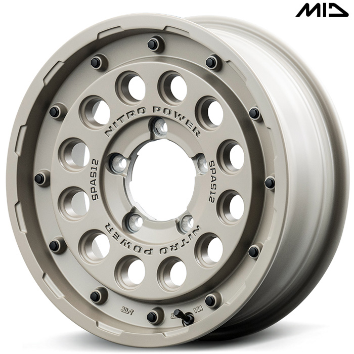 MID NITRO POWER H12 SHOTGUN TACTICAL EDITION 1{ 16×5.5J+20 5H 139.7 108.8 Wj[ JB23W JB64W Z~OXThx[W