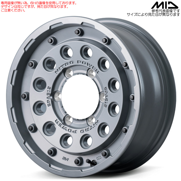 MID NITRO POWER H12 SHOTGUN TACTICAL EDITION 1{ 16×5.5J+20 5H 139.7 108.8 Wj[ JB23W JB64W Z~OXRN[g
