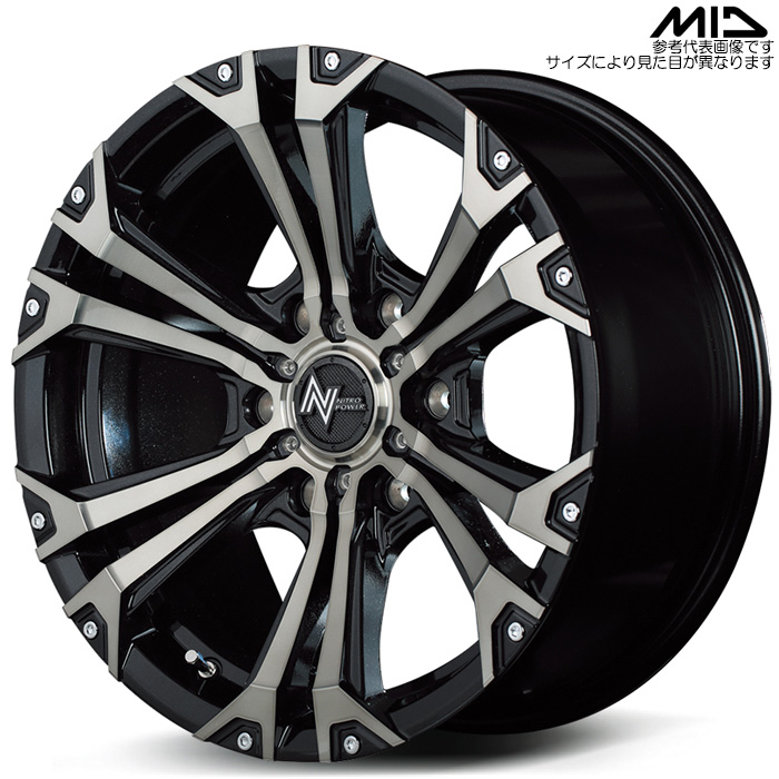 MID NITRO POWER JAVELIN 4{ 16×6.5J+38 6H 139.7 106.1 nCG[X 200n  ubN^bN|bVubNNA{sAX&amp;~h
