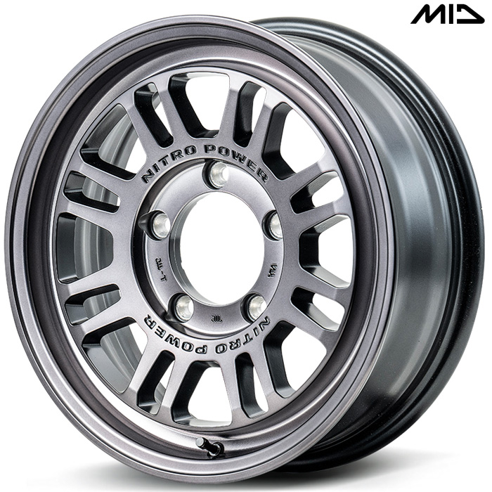 MID NITRO POWER M16 ASSAULT 4{ 16×5.5J+20 5H 139.7 108.8 Wj[ JB23W JB64W XeB[NA