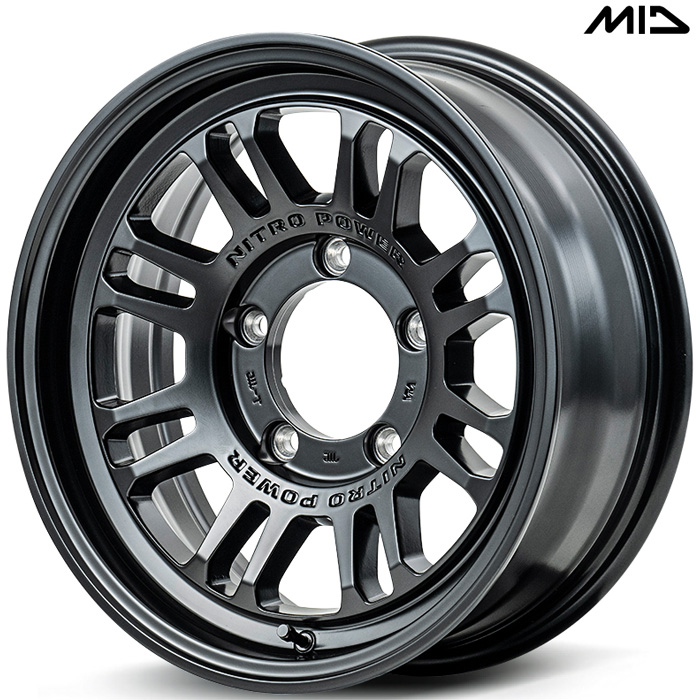 MID NITRO POWER M16 ASSAULT 1{ 16×6.0J-5 5H 139.7 108.8 Wj[VG JB74W Z~OXubN