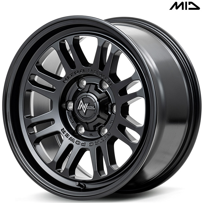 MID NITRO POWER M16 ASSAULT 4�{ 17×8.0J+20 6H 139.7 ��106.1 �Z�~�O���X�u���b�N