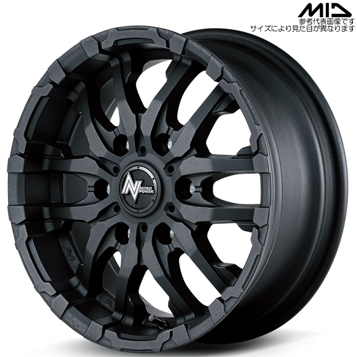 MID NITRO POWER M26 CROSSFANG 4{ 16×6.5J+38 6H 139.7 106.1 nCG[X 200n  uXgubN