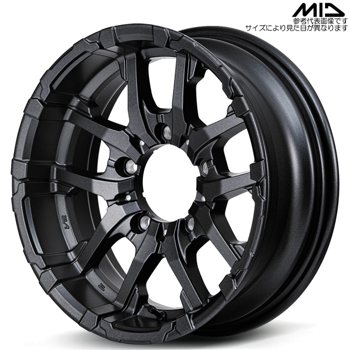 MID NITRO POWER M26 CROSSFANG 4{ 16×6.0J-5 5H 139.7 108.8 Wj[VG JB74W oubN/hh