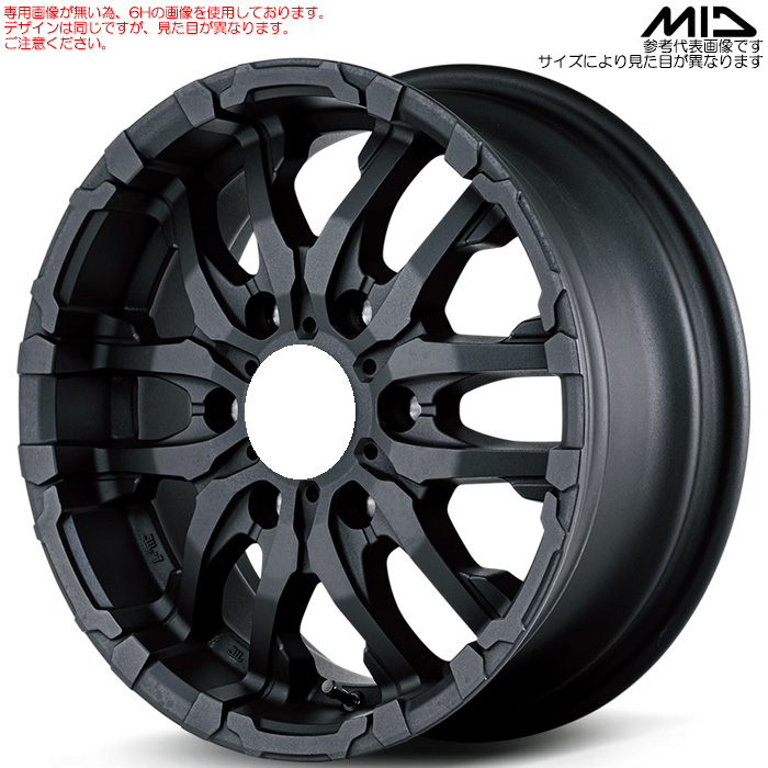 MID NITRO POWER M26 CROSSFANG 4{ 16×5.5J+20 5H 139.7 108.8 Wj[ JB23W JB64W uXgubN