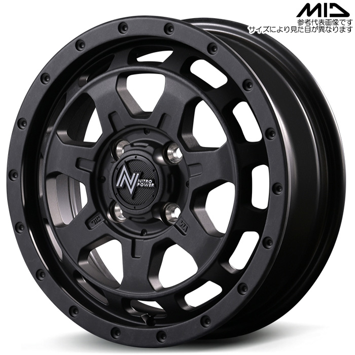 MID M7 PHALANX �o�����u���b�N 4�{ 15×4.5J+45 4H 100 ��67.1 �o�����u���b�N �}���J�T�[�r�X �A���~�z�C�[��