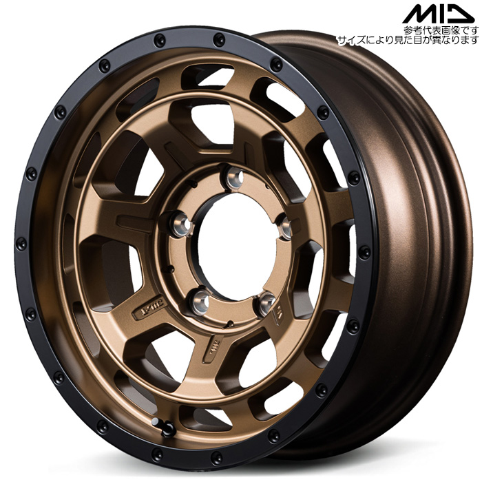 MID M7 PHALANX �}�b�g�u�����Y 1�{ 16×6.0J-5 5H 139.7 ��108.8 �}�b�g�u�����Y/�����u���b�N �}���J�T�[�r�X �A���~�z�C�[��