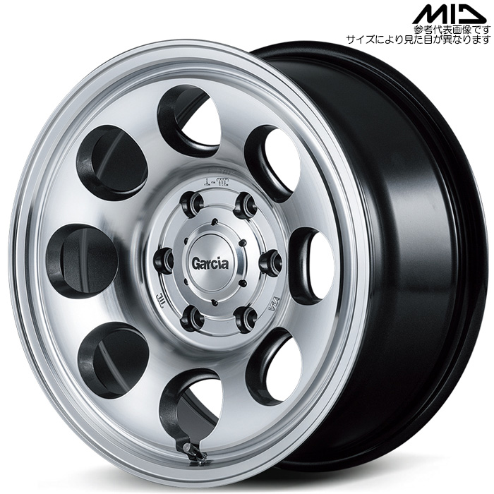 MID GARCIA Palm8 4{ 16×6.5J+38 6H 139.7 106.1 nCG[X 200n  ^bNO[/|bV