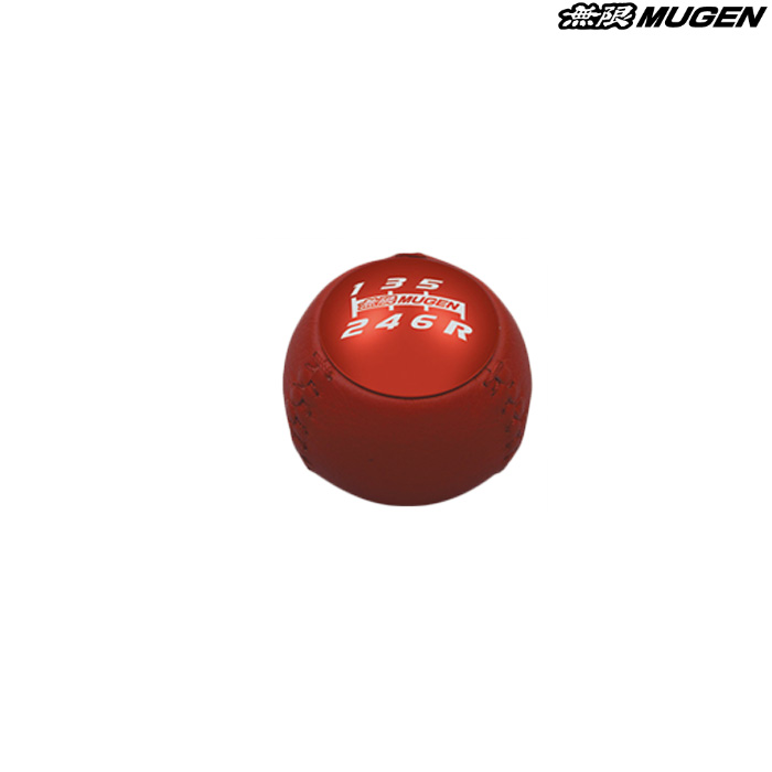 無限（MUGEN） シフトノブ レザー レッド シビック タイプR FL5 mugen