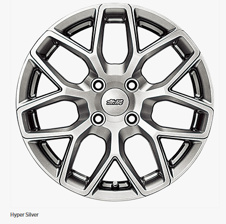 無限 ホイール MDY(HS)15×5.0J+45 N-BOXカスタム JF3/JF4 H29/9〜R2/12 mugen ハイパーシルバー(HS)  42700-XNH-550Q-45 4本 1台分