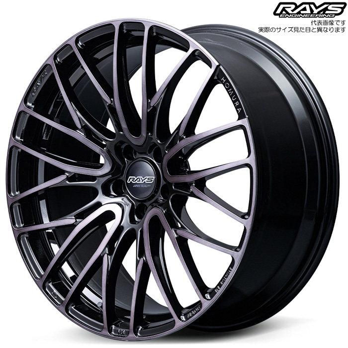 RAYS レイズ 2x10BD BLACK CLEAR EDITION (BFJ) 4本 18×7.5J+50