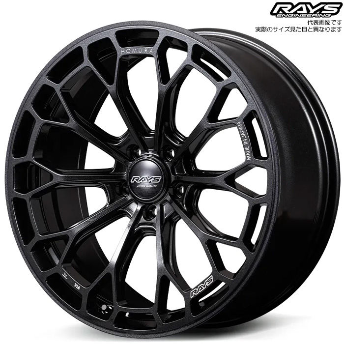 RAYS HOMURA 19インチ ホイールセット RAYS レイズ 2X10MD (6NJ) 1本 20×9.5J+36 5H 120 φ72.6 RAYS HOMURA