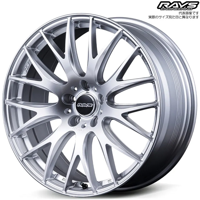 ���C�Y 2x9Plus (ZNK) 1�{ 18×7.5J+50 5H 114.3 ��73.1 RAYS HOMURA �T�����C�g�V���o�[