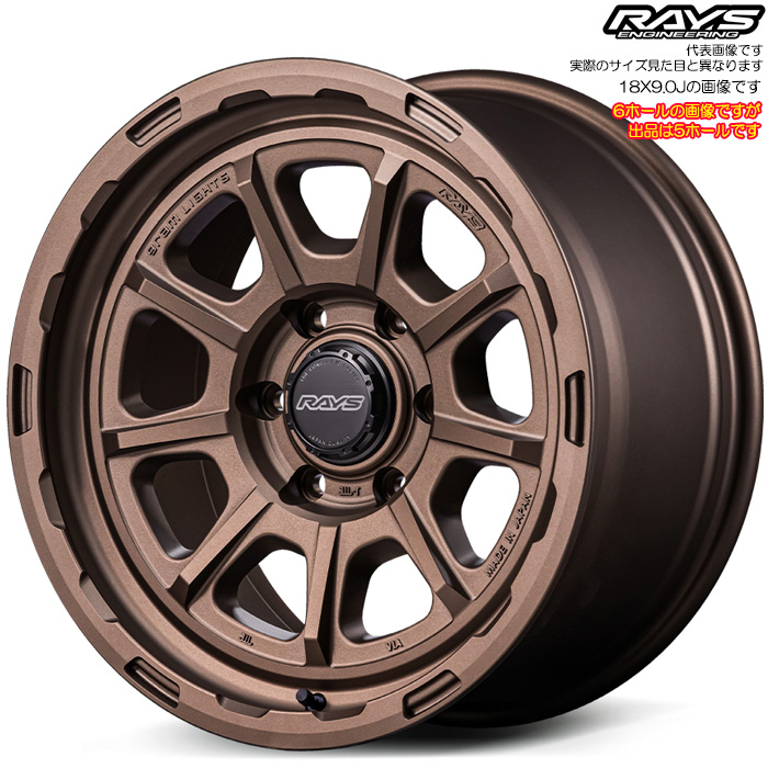 レイズ 57GR-X HD (Z2) 4本 18×9.0J+20 5H 127 φ71.6 ラングラー(JL)等 RAYS gram LIGHTS ダークブロンズ