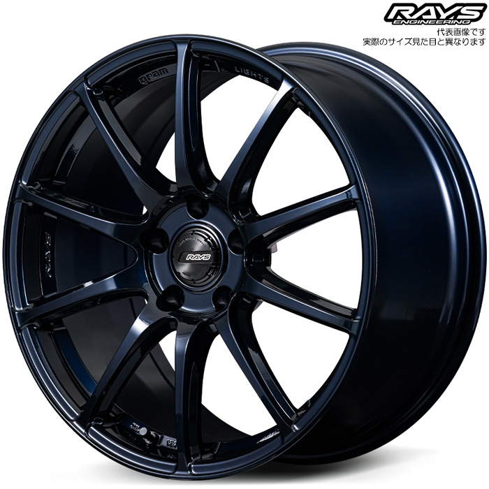 RAYS レイズ 57TR (2XZ) 4本 18×8.5J+45 5H 100 φ65 RAYS gram LIGHTS 