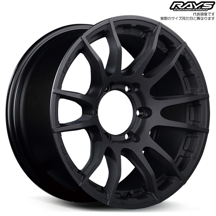 レイズ 57XR-X (B2) 1本 17×8.0J+20 6H 139.7 φ112 RAYS gram LIGHTS ブラックグラファイト