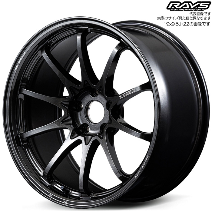 ���C�Y CE28N-plus (MM) 4�{ 19×9.5J+22 5H 114.3 ��73.1 RAYS VOLK RACING �_�C�������h�_�[�N�K�����^