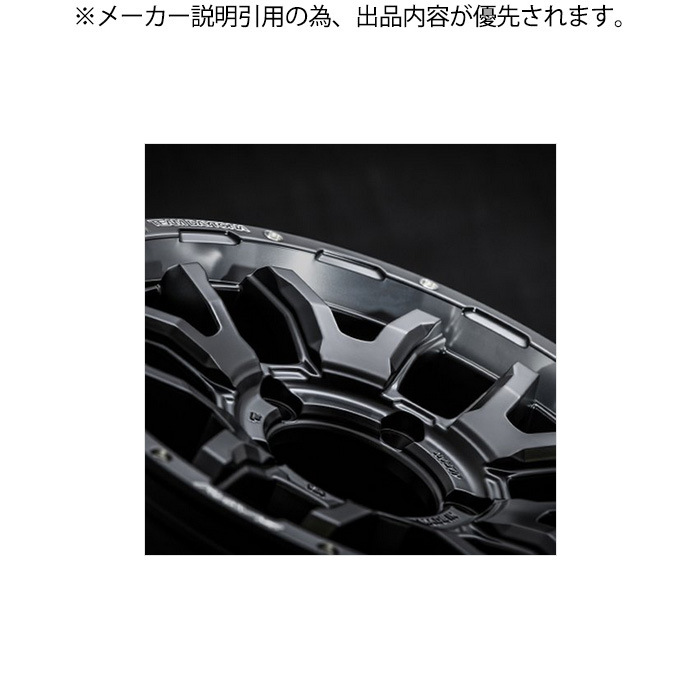 レイズ F6Boost for JIMNY (N1) 4本 16×5.5J+20 5H 139.7 φ108.8 ジムニー JB64W JB23W RAYS TEAM DAYTONA セミグロスブラック | RAYS | 03