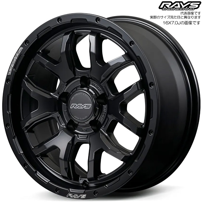 ���C�Y F6 boost Black Edition (BOJ) 1�{ 16×7.0J+32 5H 114.3 ��73.1 RAYS TEAM DAYTONA �Z�~�O���X�u���b�N(BOJ)