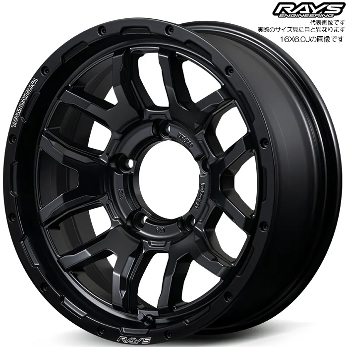 ���C�Y F6 boost Black Edition (BOJ) 4�{ 16×5.5J+20 5H 139.7 ��108.8 RAYS TEAM DAYTONA �Z�~�O���X�u���b�N(BOJ)